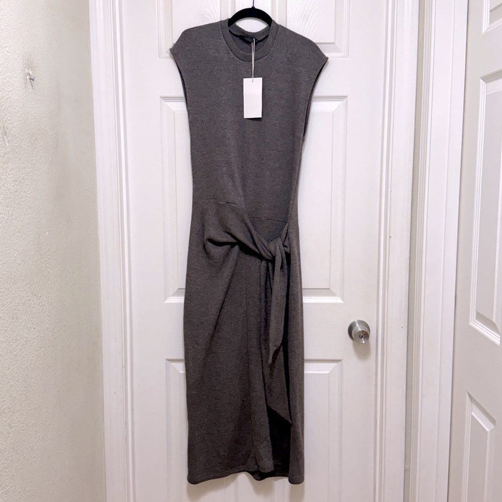 NWT Zara Soft Knotted Dress - Picture 9 of 13